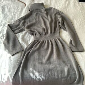 Gray Sweater Dress - XL
